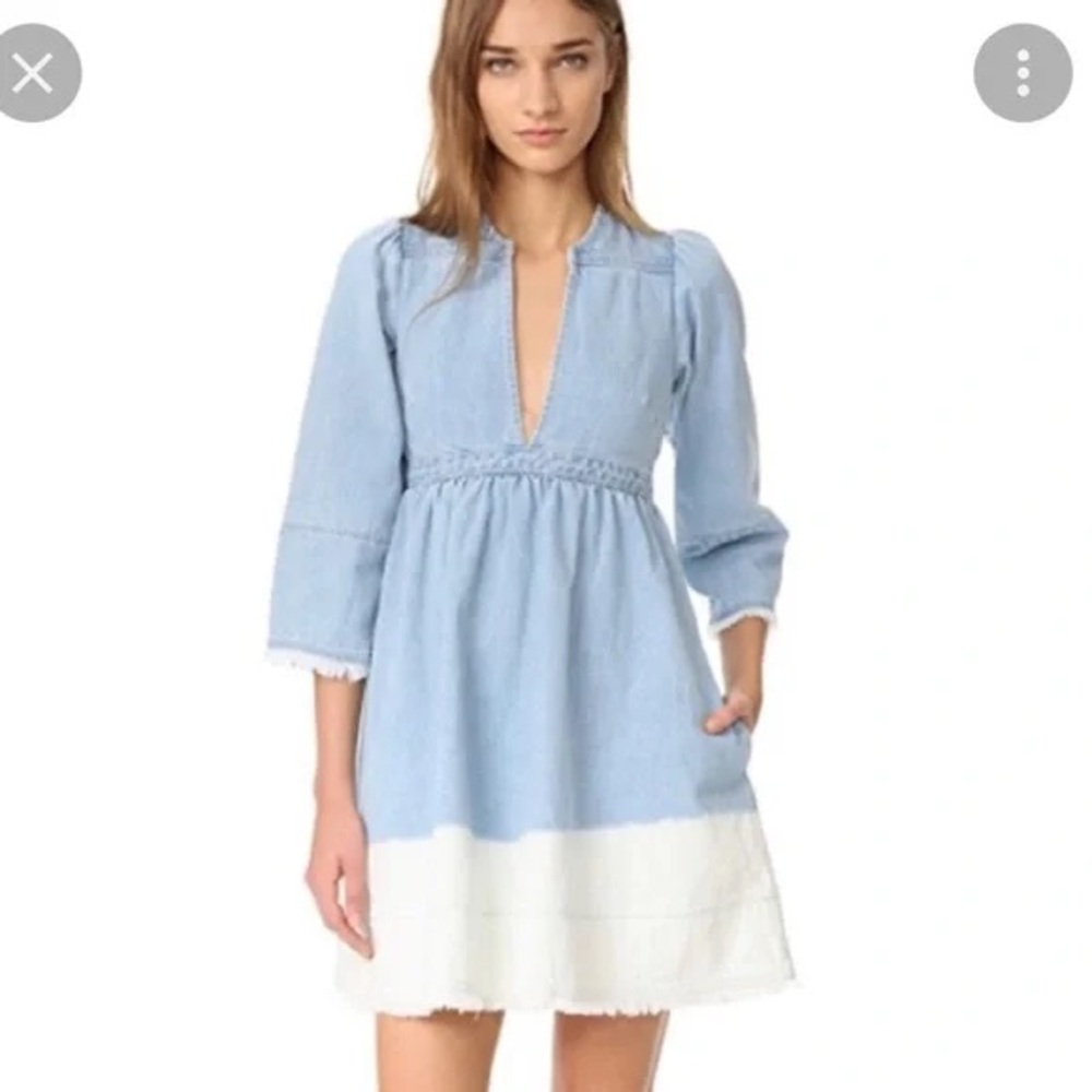 Ulla Johnson Allina Denim Ombré Dress